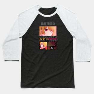 Oshi no ko// ruby hoshino Baseball T-Shirt